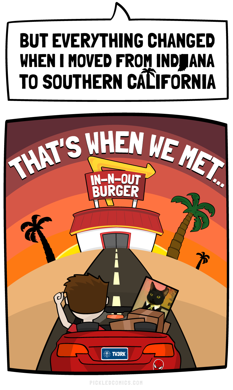 Everything changed when I moved from Indiana to California