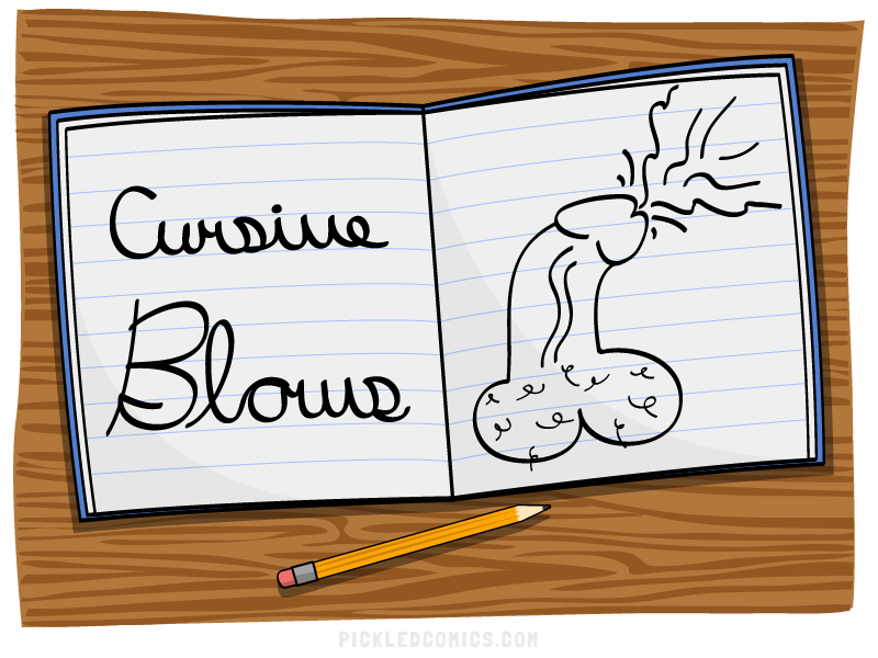 Cursive Blows